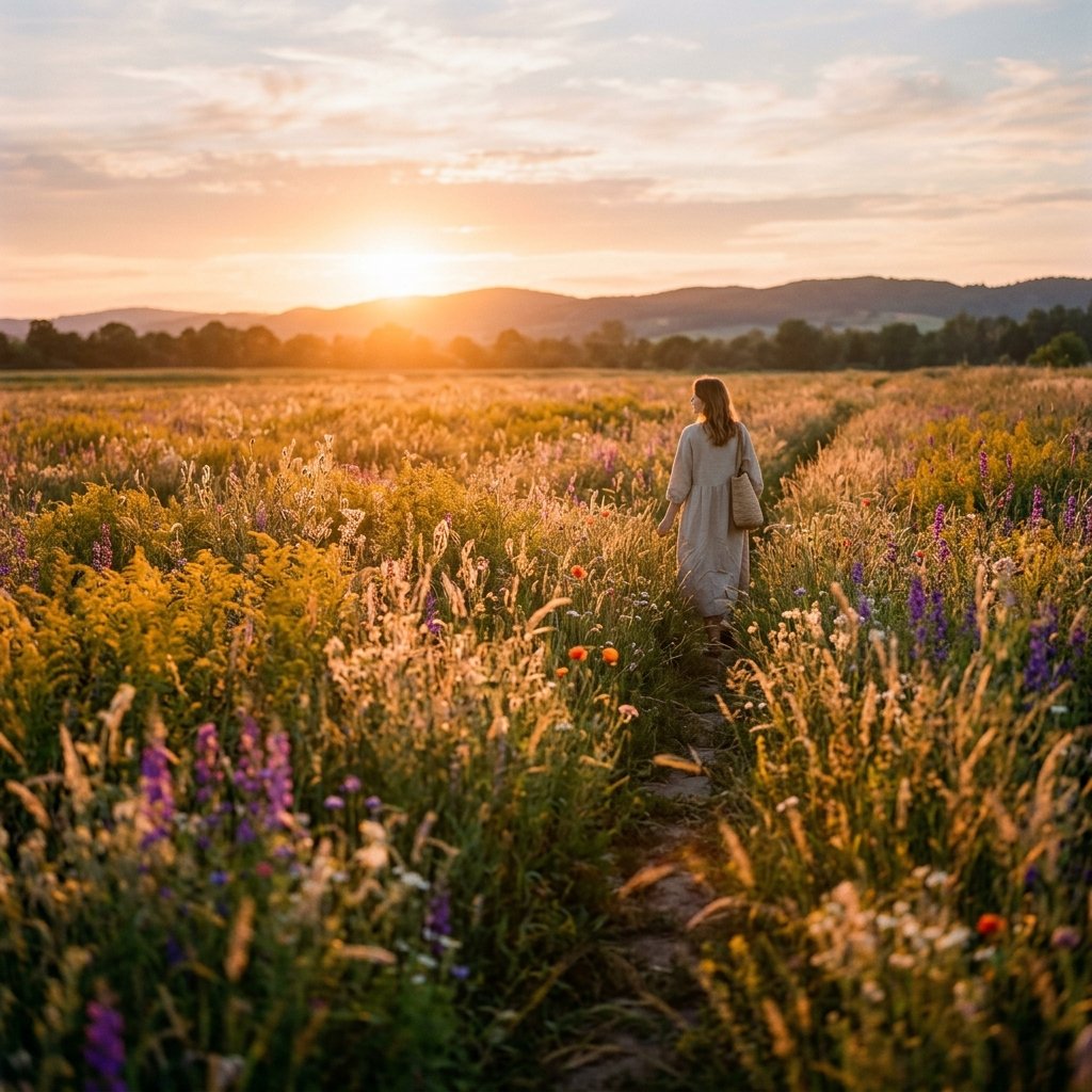 Grounding Sunset Meadow